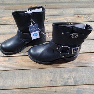 Universal Thread Women's Connor Harness Buckle Ankle Boots